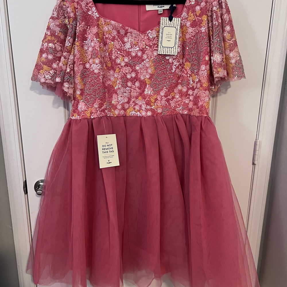 JessaKae Pink Floral Mini Dress